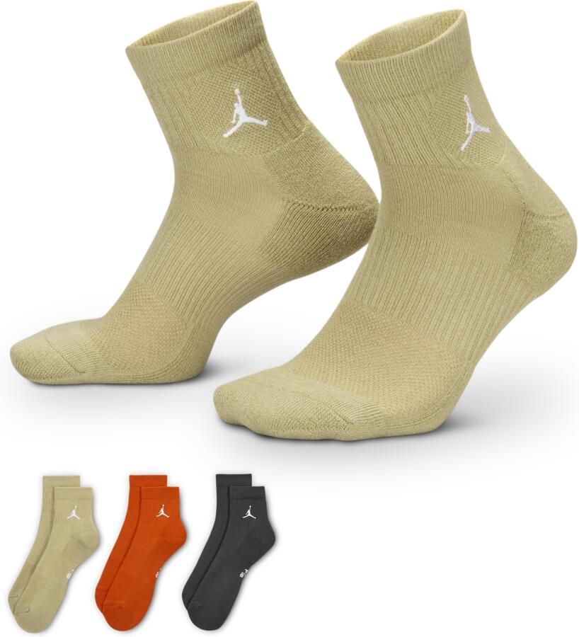 Jordan Everyday Enkelsokken (3 paar) Meerkleurig - Foto 4