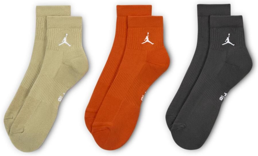 Jordan Everyday Enkelsokken (3 paar) Meerkleurig - Foto 2