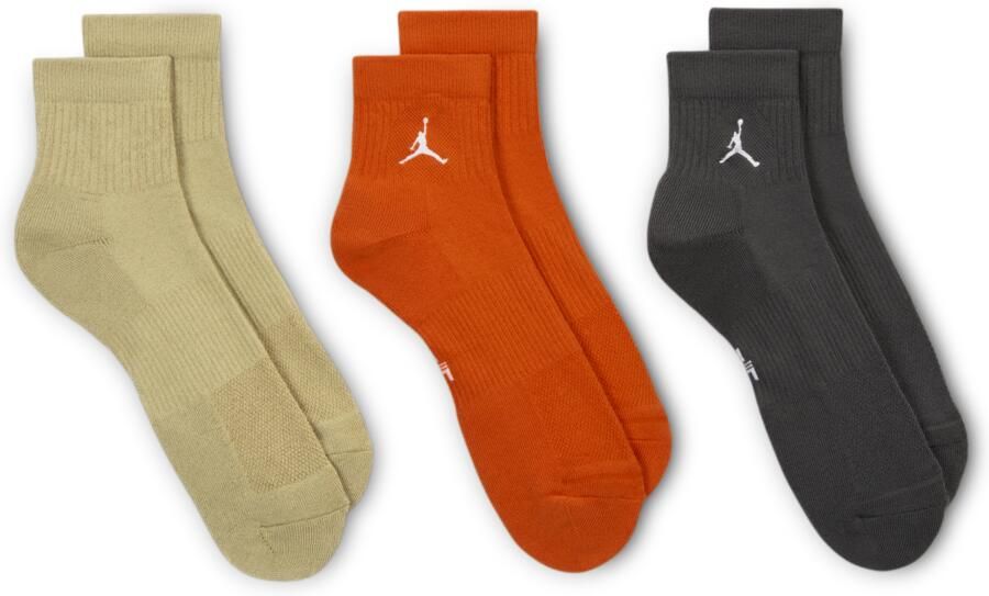 Jordan Everyday Enkelsokken (3 paar) Meerkleurig - Foto 3