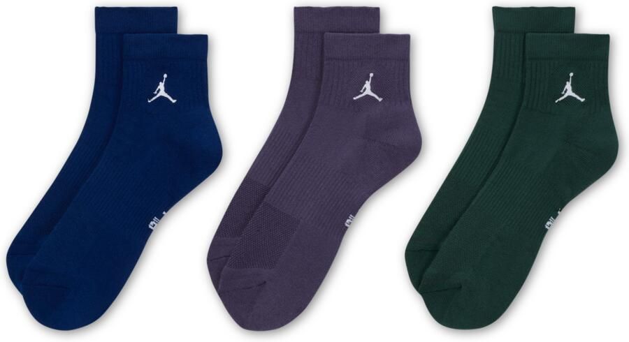 Jordan Everyday Enkelsokken (3 paar) Meerkleurig - Foto 2