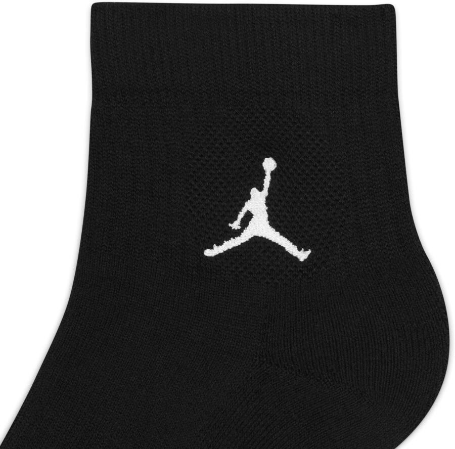 Jordan Everyday Enkelsokken (3 paar) Zwart