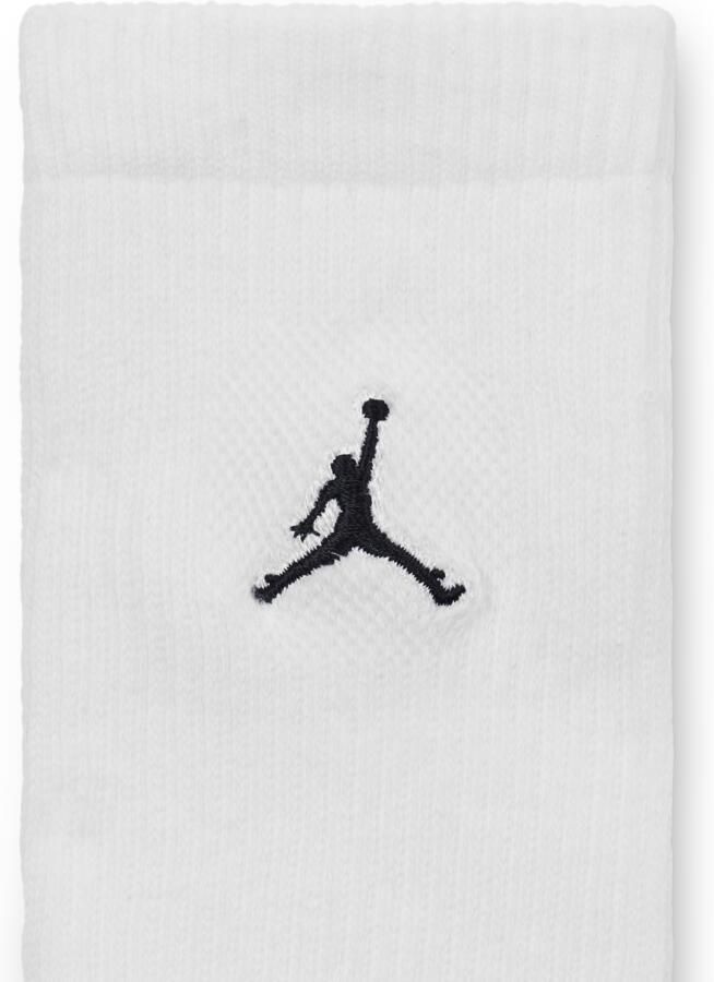 Jordan Everyday Essentials crew sokken voor kids (6 paar) Wit