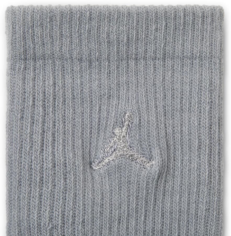 Jordan Everyday Essentials crew sokken voor kids (6 paar) Zwart