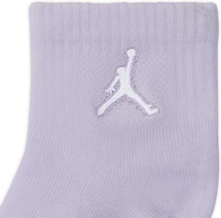 Jordan Everyday Essentials enkelsokken voor baby's peuters (6 paar) Roze