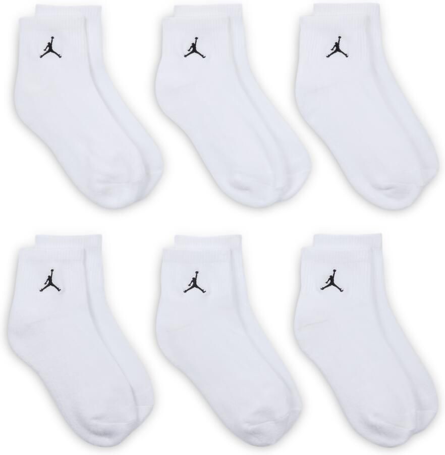Jordan Everyday Essentials enkelsokken voor kids (6 paar) Wit - Foto 2