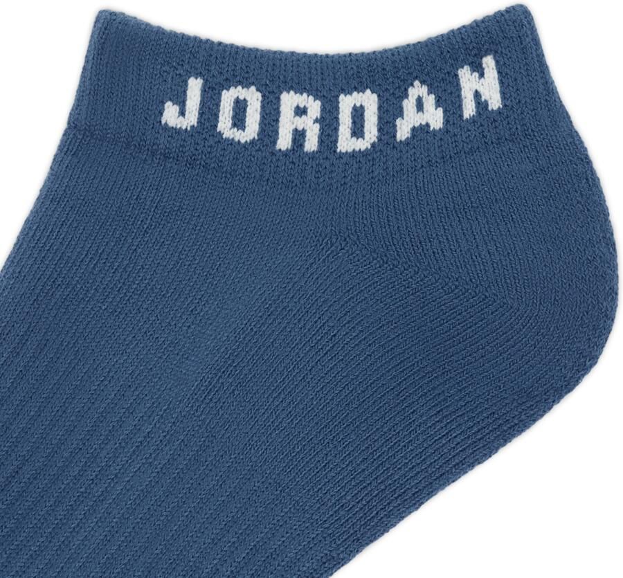 Jordan Everyday No-Show sokken (3 paar) Meerkleurig