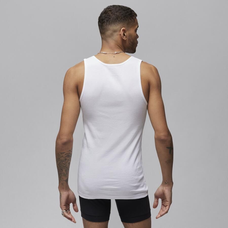 Jordan Flight Base tanktops voor heren (2 stuks) Wit