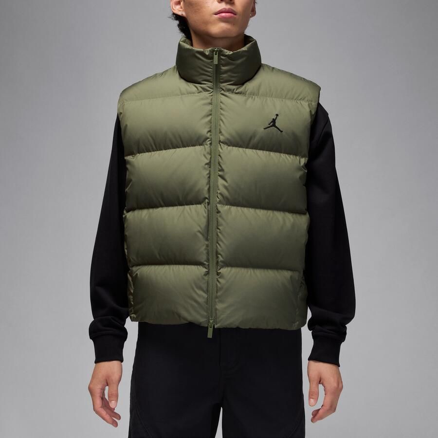 Jordan Flight bodywarmer met dons voor heren Groen - Foto 3