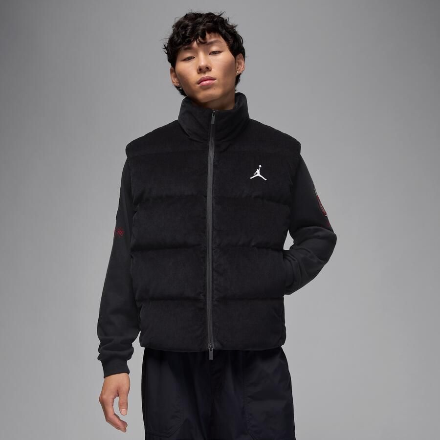 Jordan Flight bodywarmer met dons voor heren Zwart - Foto 4