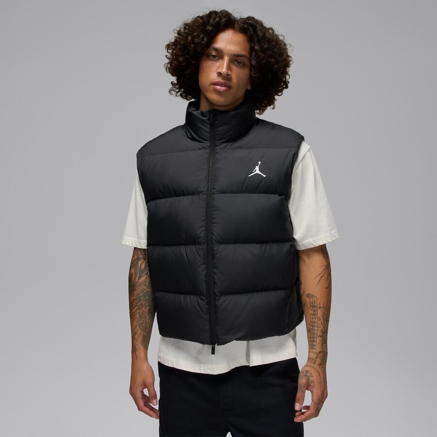 Jordan Flight bodywarmer met dons voor heren Zwart - Foto 4