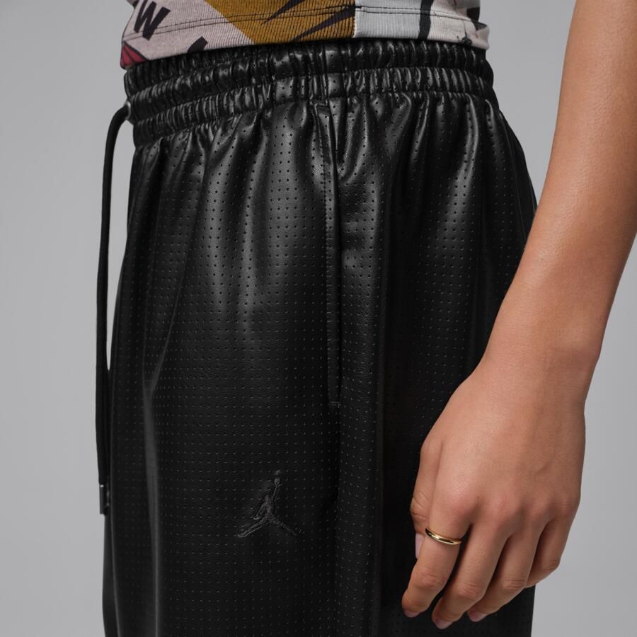 Jordan Flight broek van imitatieleer voor dames Zwart - Foto 2