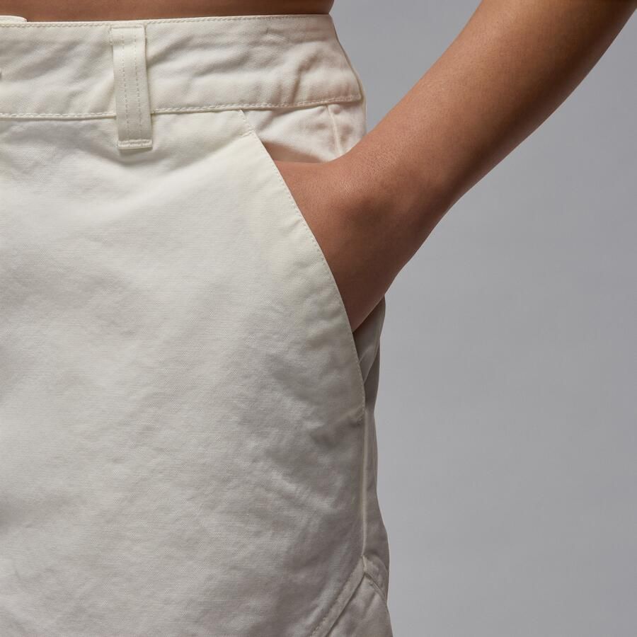 Jordan Flight Chicago langere ruimvallende damesshorts Wit - Foto 3