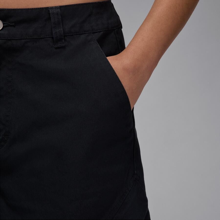 Jordan Flight Chicago langere ruimvallende damesshorts Zwart - Foto 2