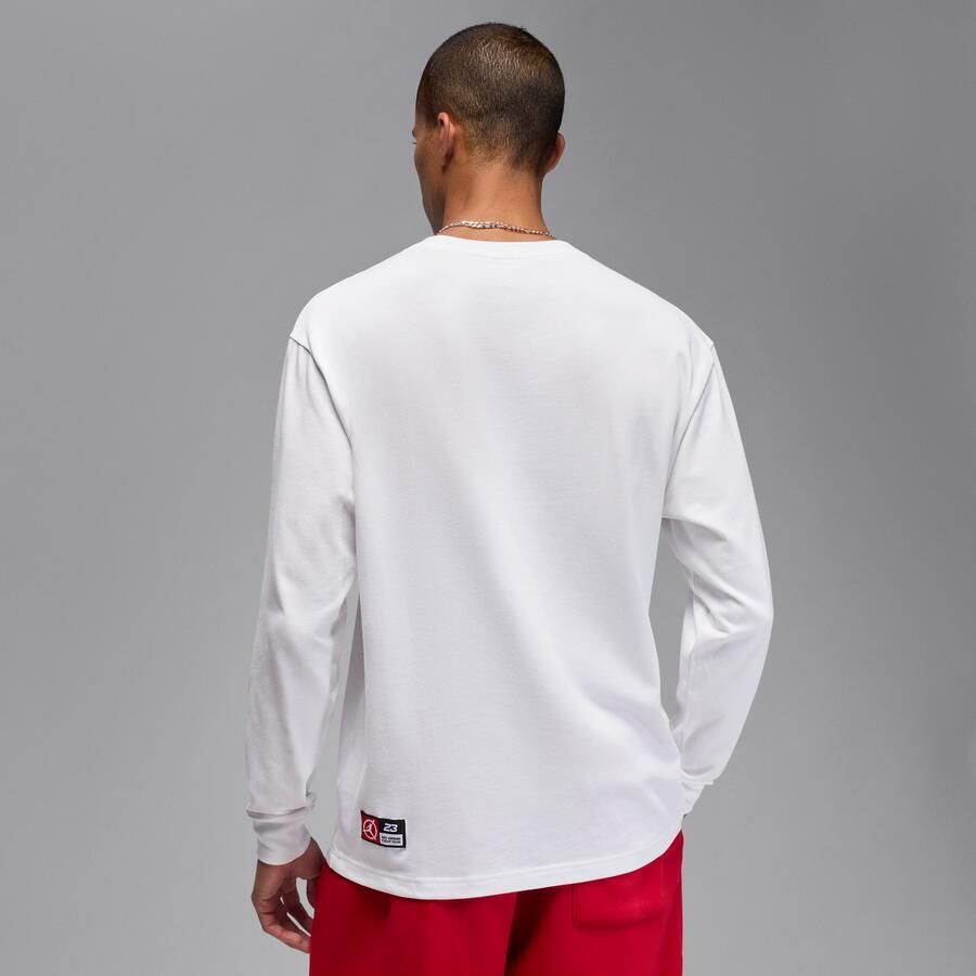 Jordan Flight Club T-shirt met lange mouwen voor heren Wit