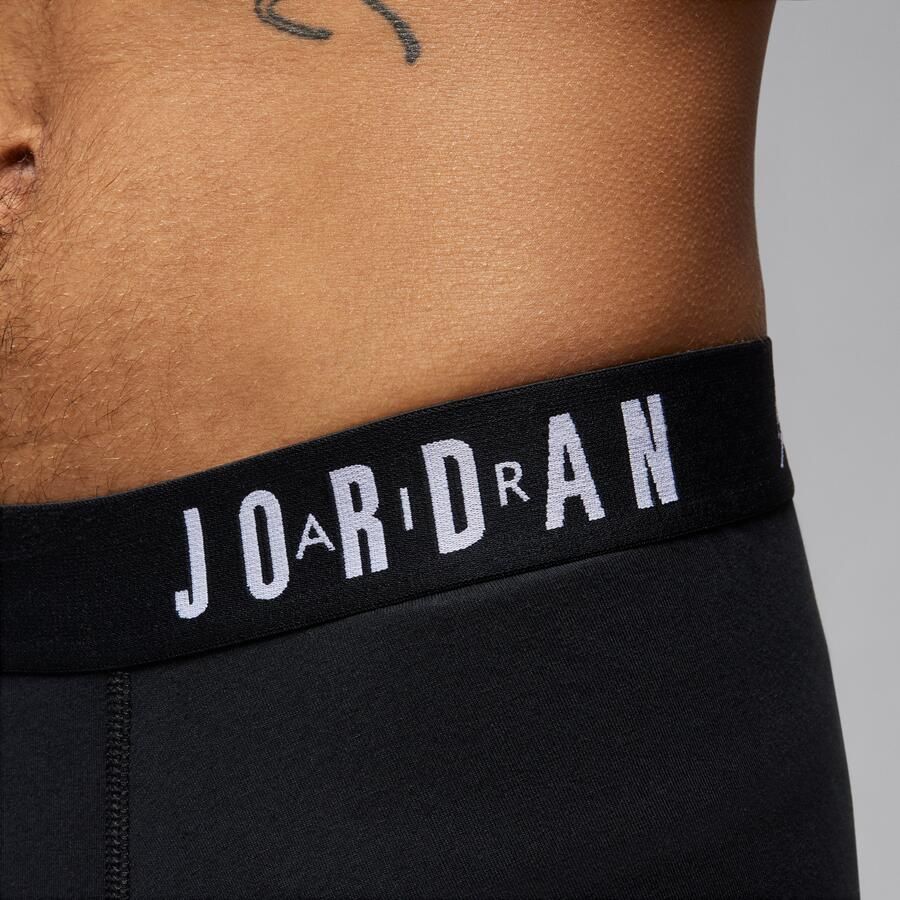 Jordan Flight Core katoenen boxershorts voor heren (3 stuks) Zwart - Foto 6