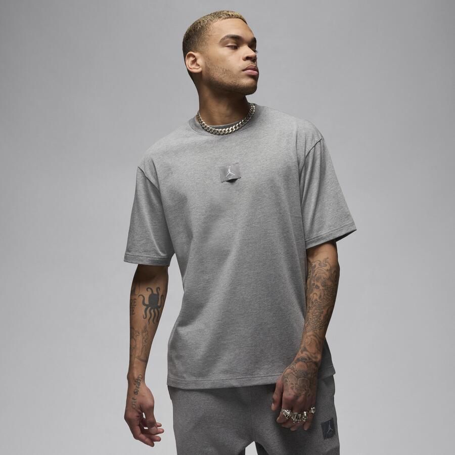 Jordan Flight Essentials 85 T-shirt voor heren Grijs - Foto 3