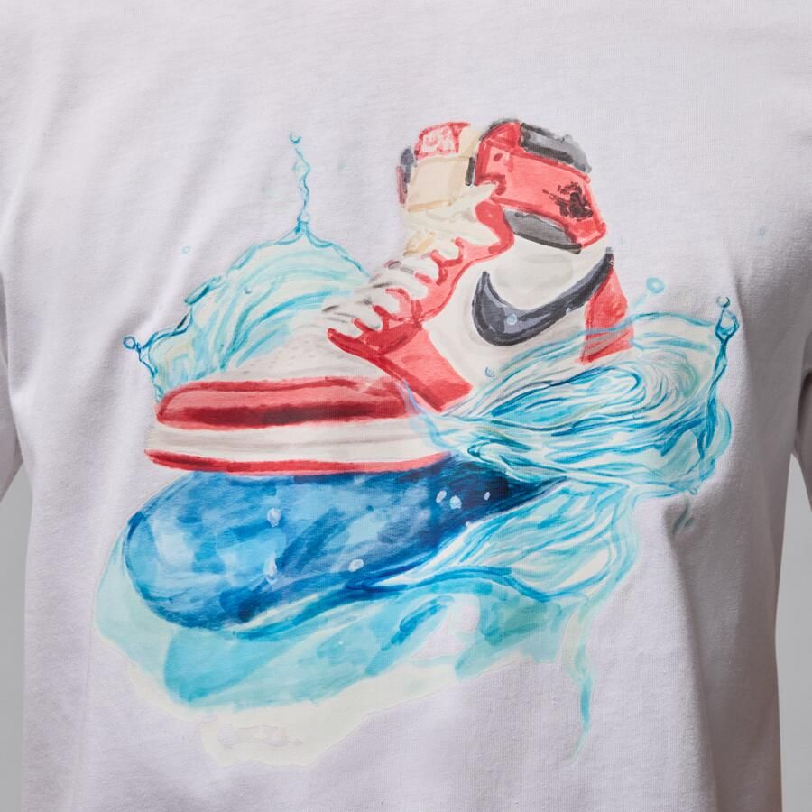 Jordan Flight Essentials AJ1 T-shirt met korte mouwen voor heren Wit - Foto 3