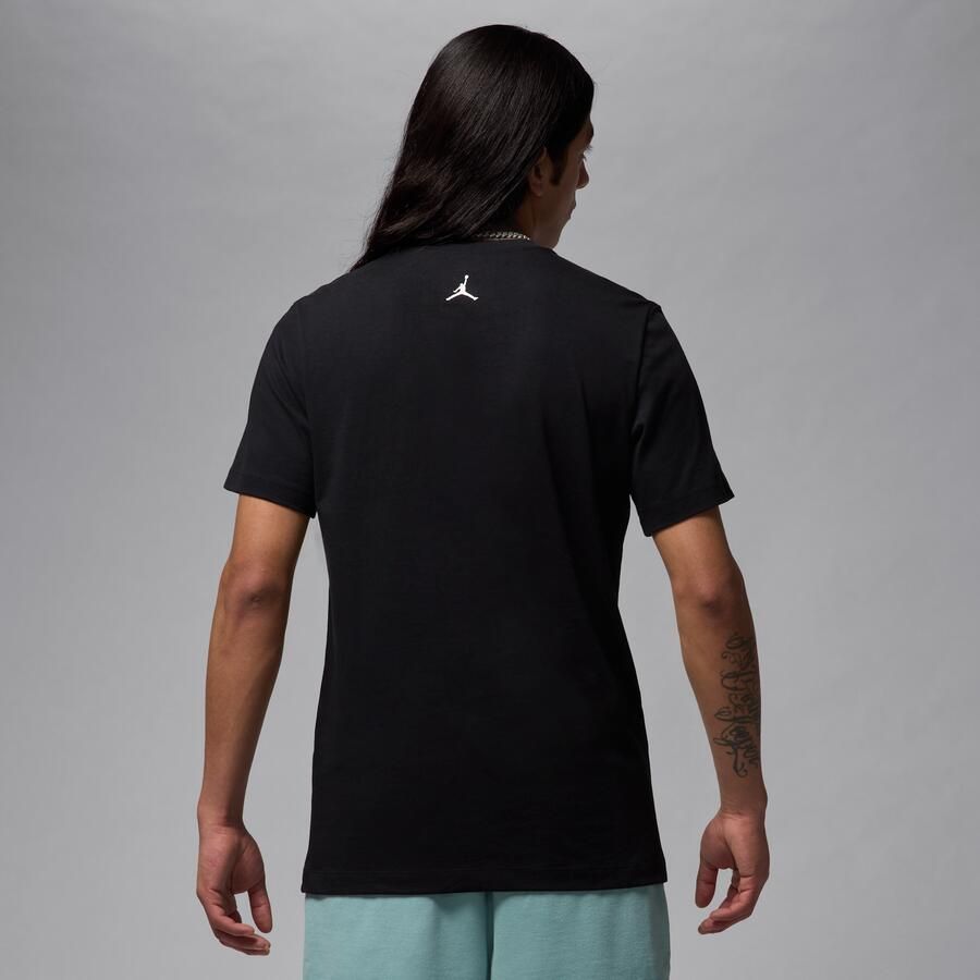 Jordan Flight Essentials AJ1 T-shirt met korte mouwen voor heren Zwart