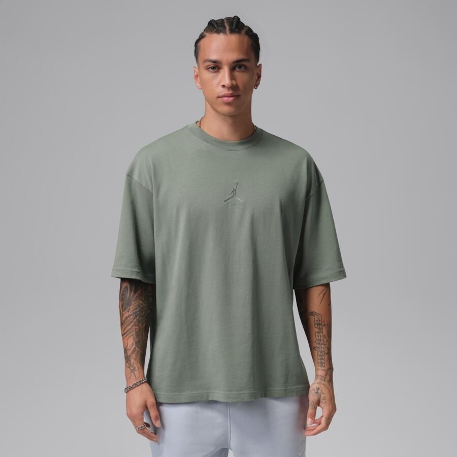 Jordan Flight Essentials oversized T-shirt voor heren Groen - Foto 4