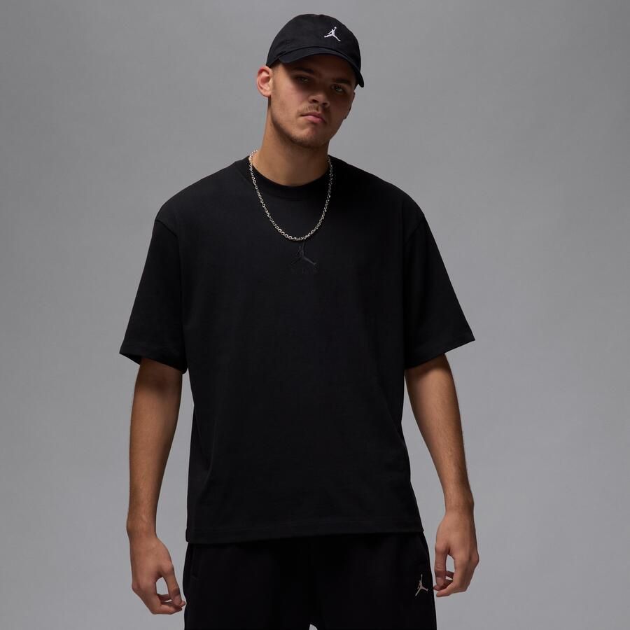 Jordan Flight Essentials oversized T-shirt voor heren Zwart - Foto 4