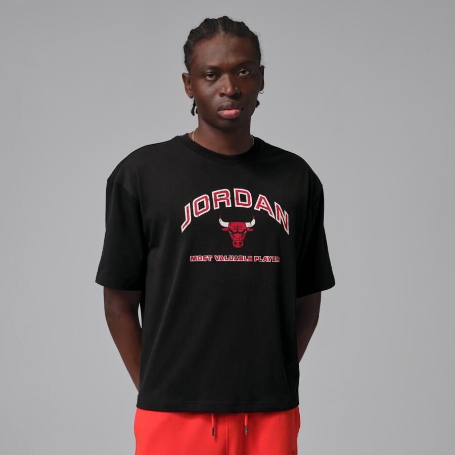 Jordan Flight Essentials recht T-shirt met graphic voor heren Zwart - Foto 4