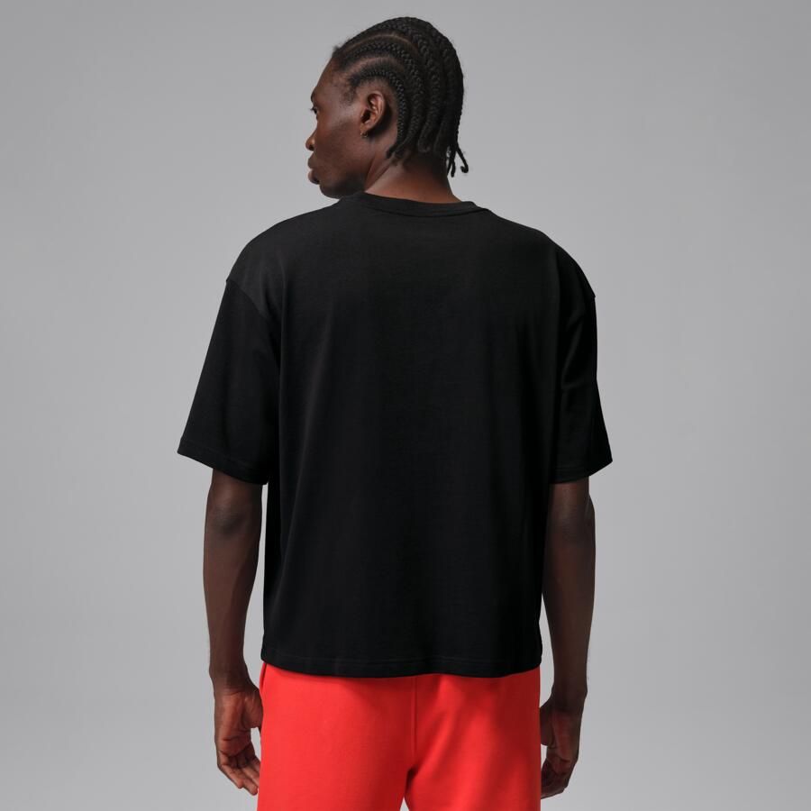 Jordan Flight Essentials recht T-shirt met graphic voor heren Zwart
