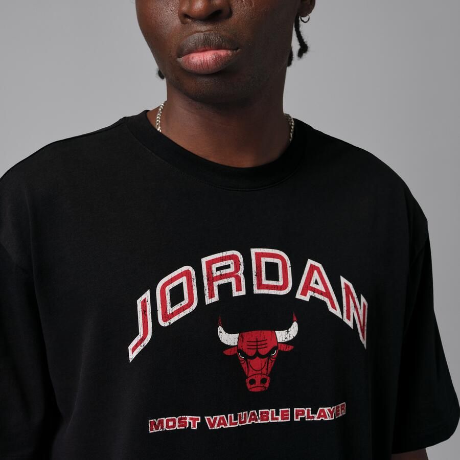 Jordan Flight Essentials recht T-shirt met graphic voor heren Zwart - Foto 2