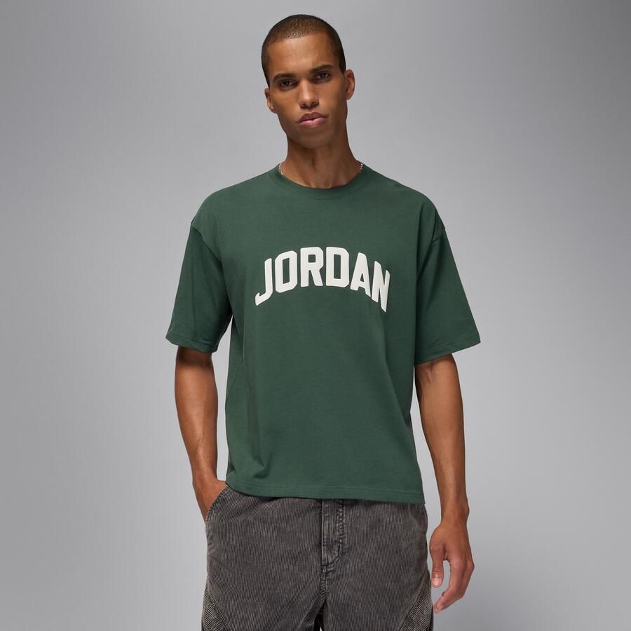 Jordan Flight Essentials T-shirt voor heren Groen - Foto 4