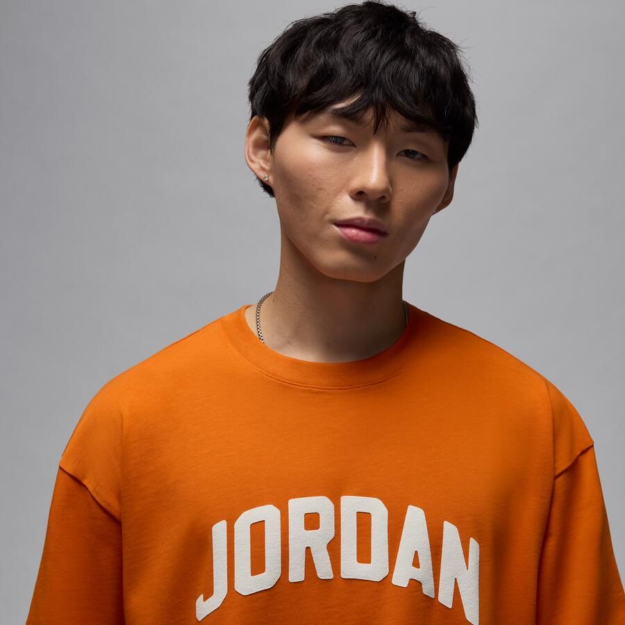 Jordan Flight Essentials T-shirt voor heren Oranje - Foto 2