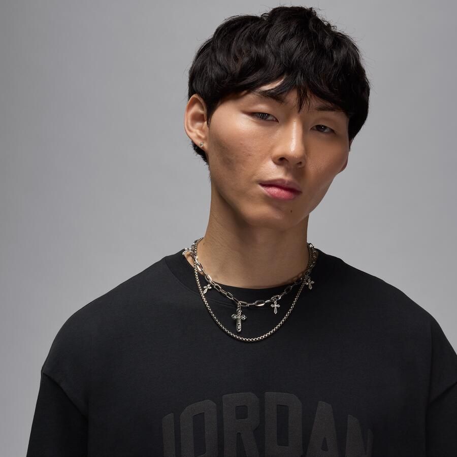 Jordan Flight Essentials T-shirt voor heren Zwart - Foto 2