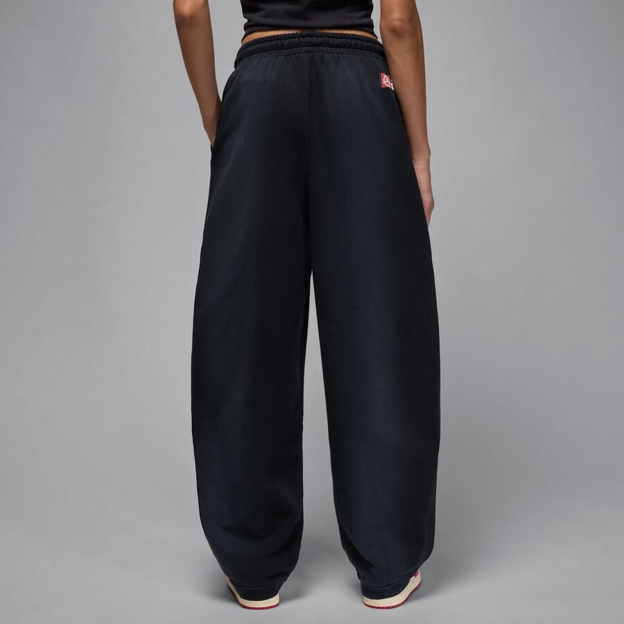 Jordan Flight Fleece baggy broek voor dames Zwart