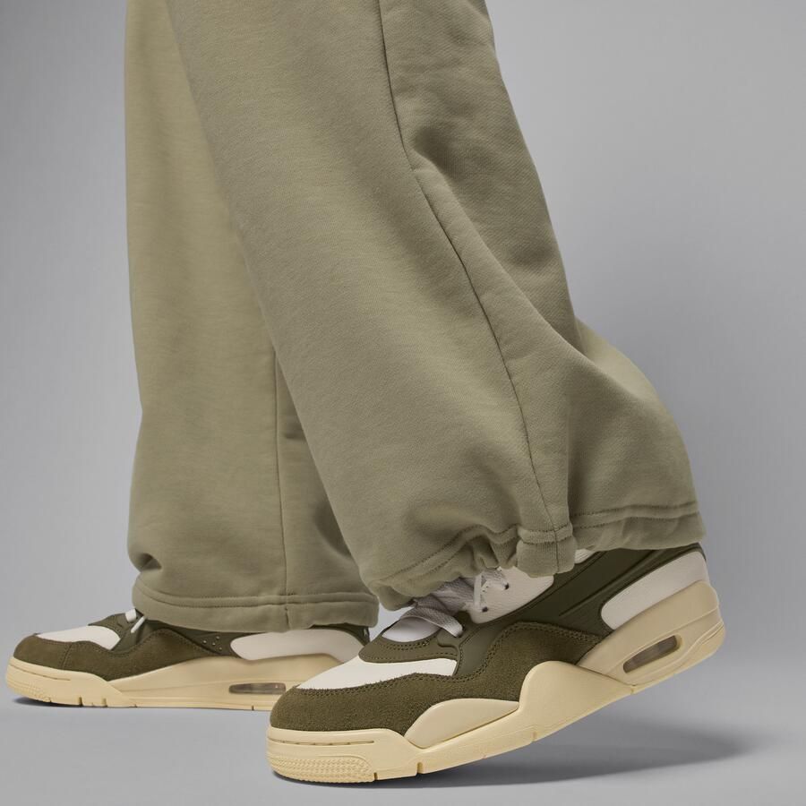 Jordan Flight Fleece damesbroek van sweatstof met open zoom Bruin - Foto 3