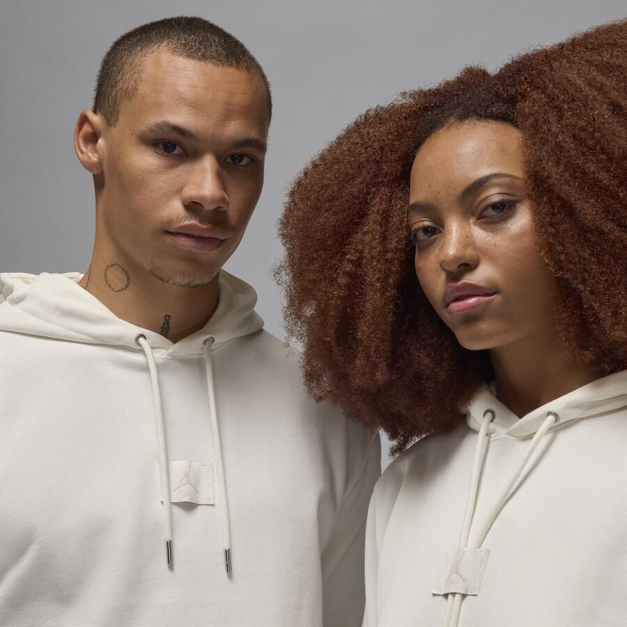 Jordan Flight Fleece Hoodie voor heren Wit