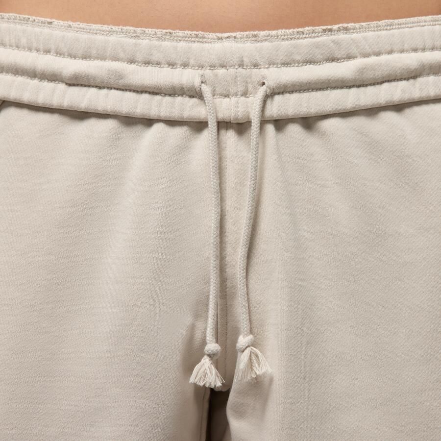 Jordan Flight Fleece langere ruimvallende damesshorts van sweatstof Bruin - Foto 3