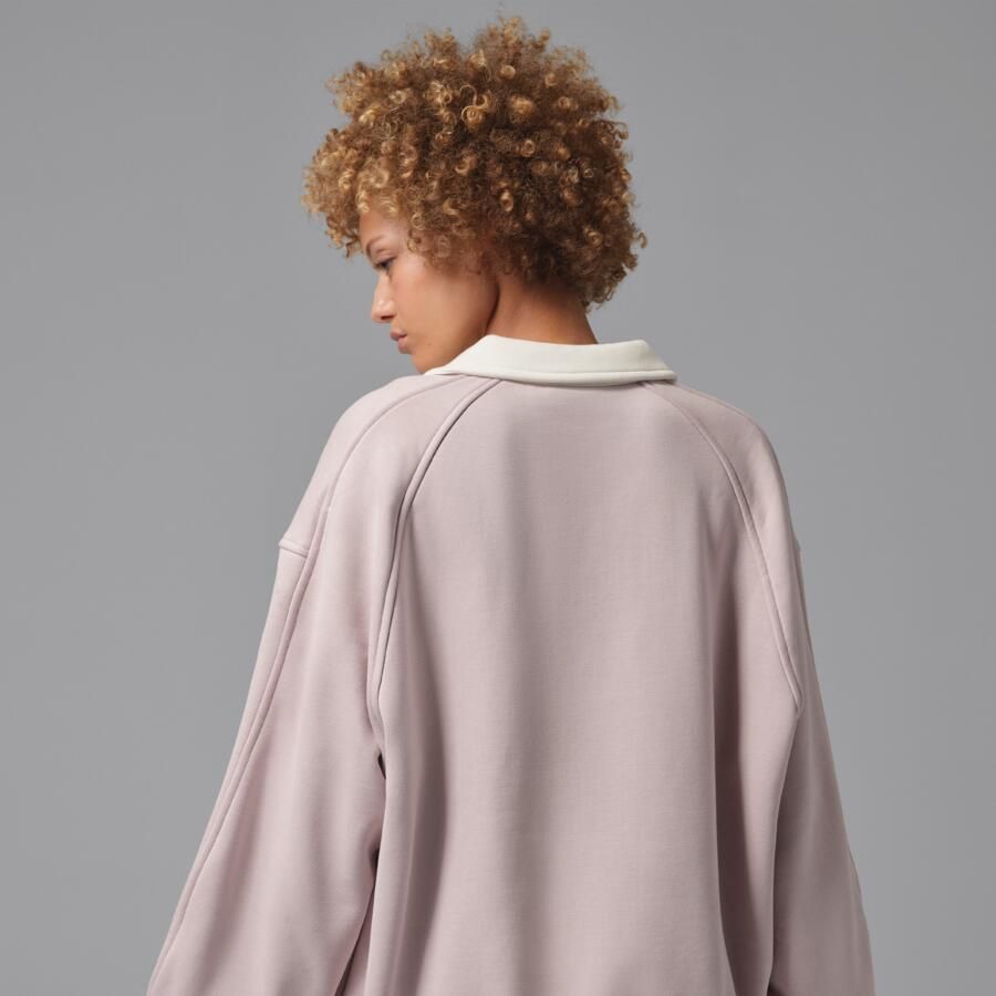 Jordan Flight Fleece Rugbytop voor dames Roze