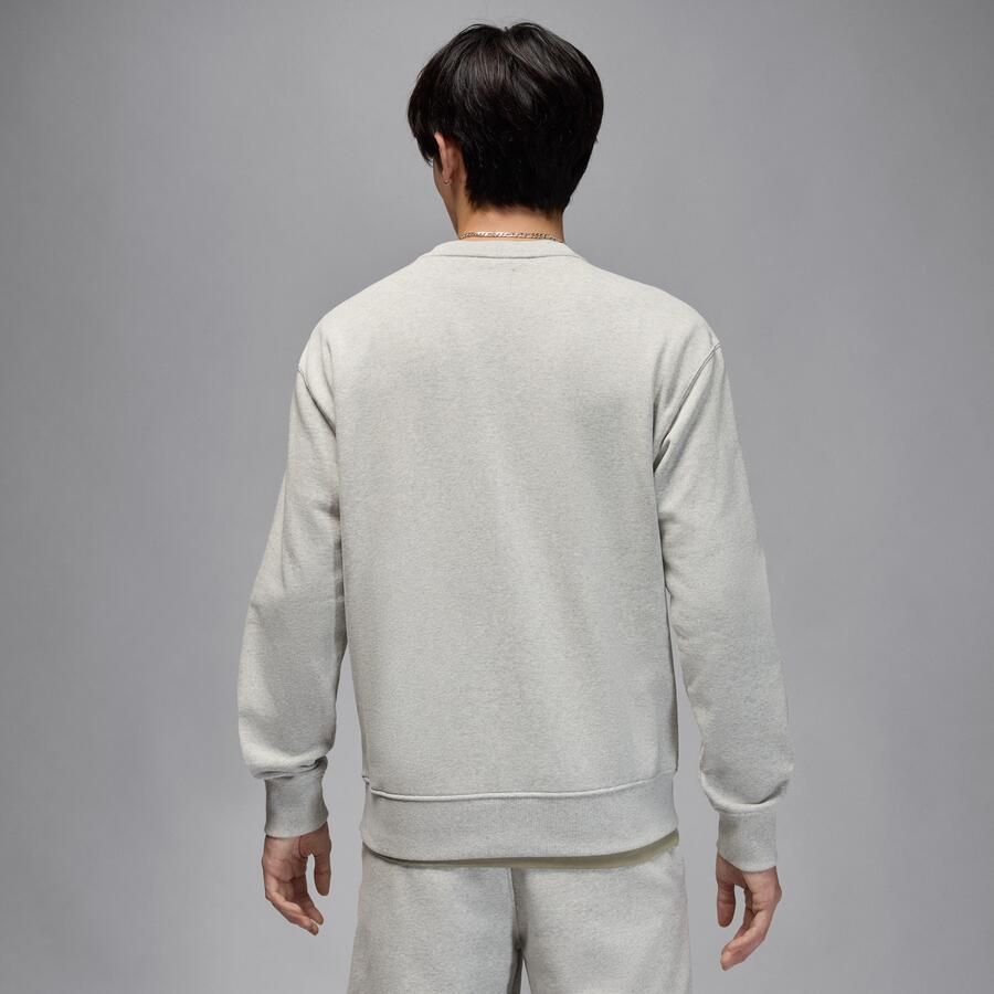 Jordan Flight Fleece sweatshirt met ronde hals voor heren Grijs