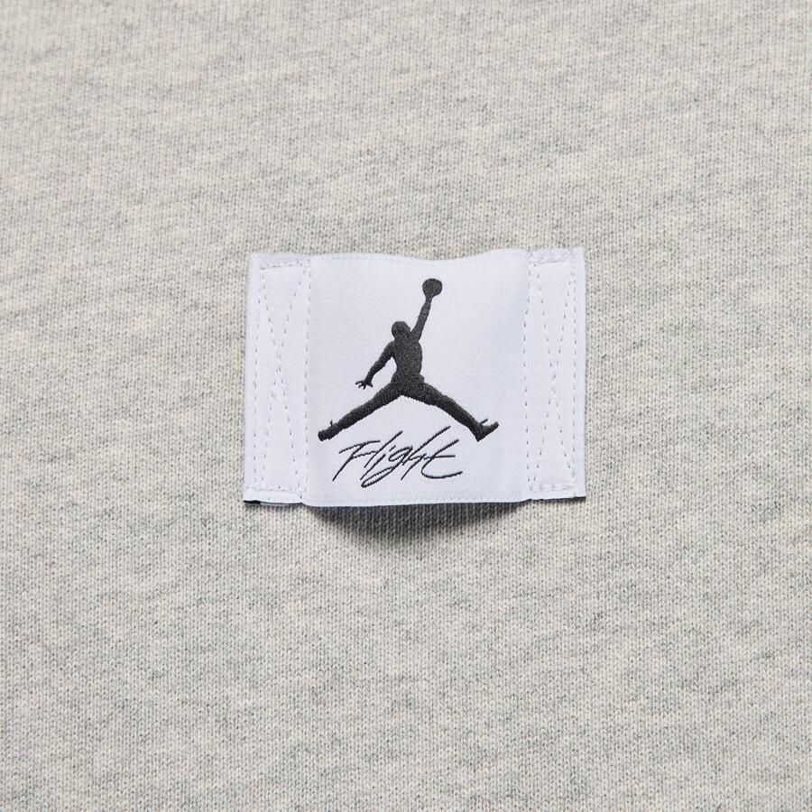 Jordan Flight Fleece sweatshirt met ronde hals voor heren Grijs - Foto 3