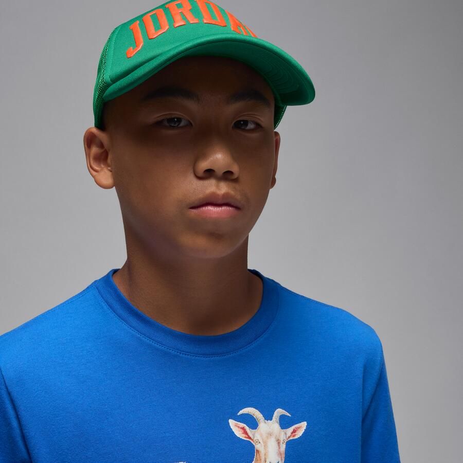 Jordan Flight Goat T-shirt voor kids Blauw - Foto 2