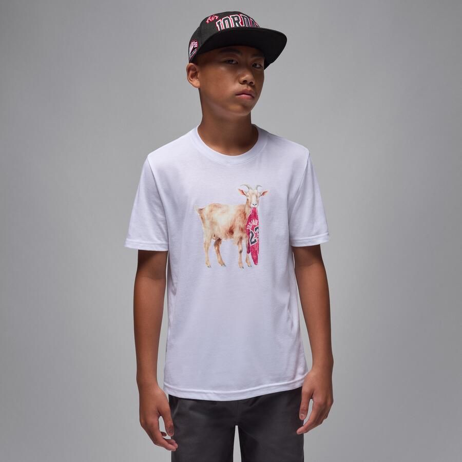 Jordan Flight Goat T-shirt voor kids Wit - Foto 4