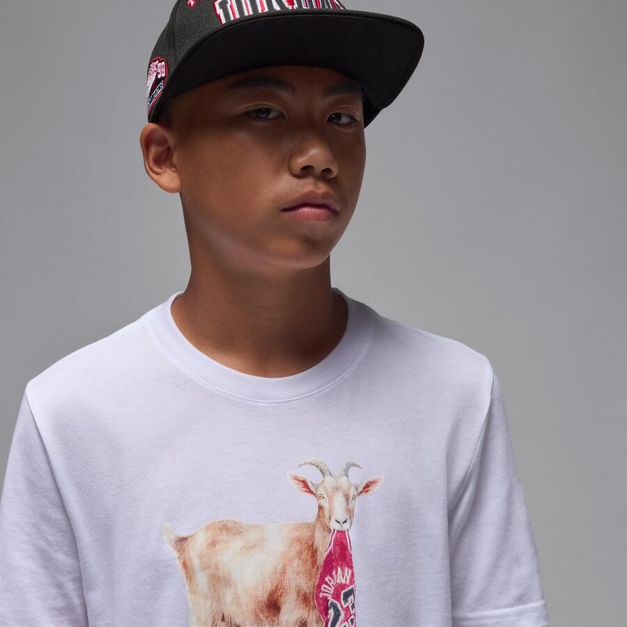 Jordan Flight Goat T-shirt voor kids Wit - Foto 2