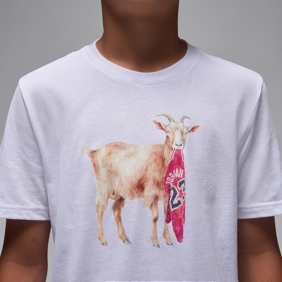Jordan Flight Goat T-shirt voor kids Wit - Foto 3