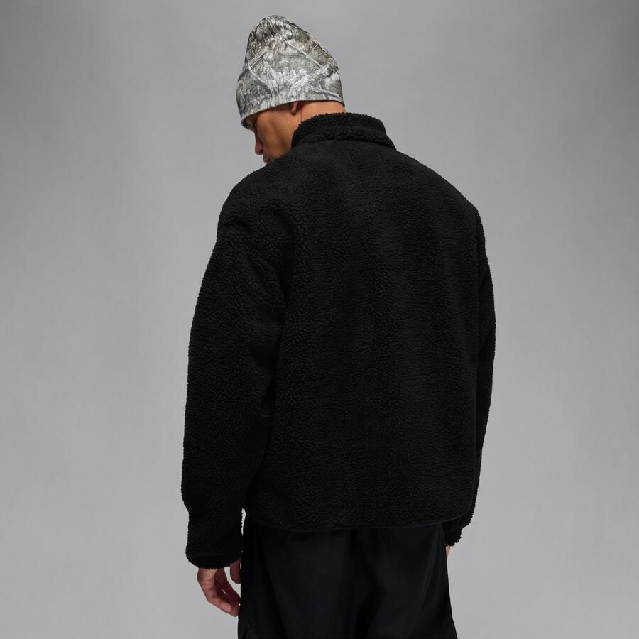 Jordan Flight High Pile Shearling jack voor heren Zwart