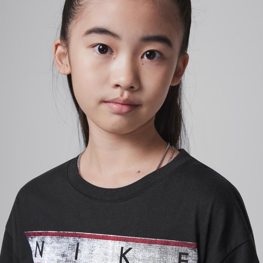 Jordan Flight Jumpman T-shirt voor kids Zwart - Foto 2