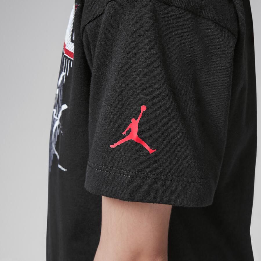 Jordan Flight Jumpman T-shirt voor kids Zwart - Foto 3
