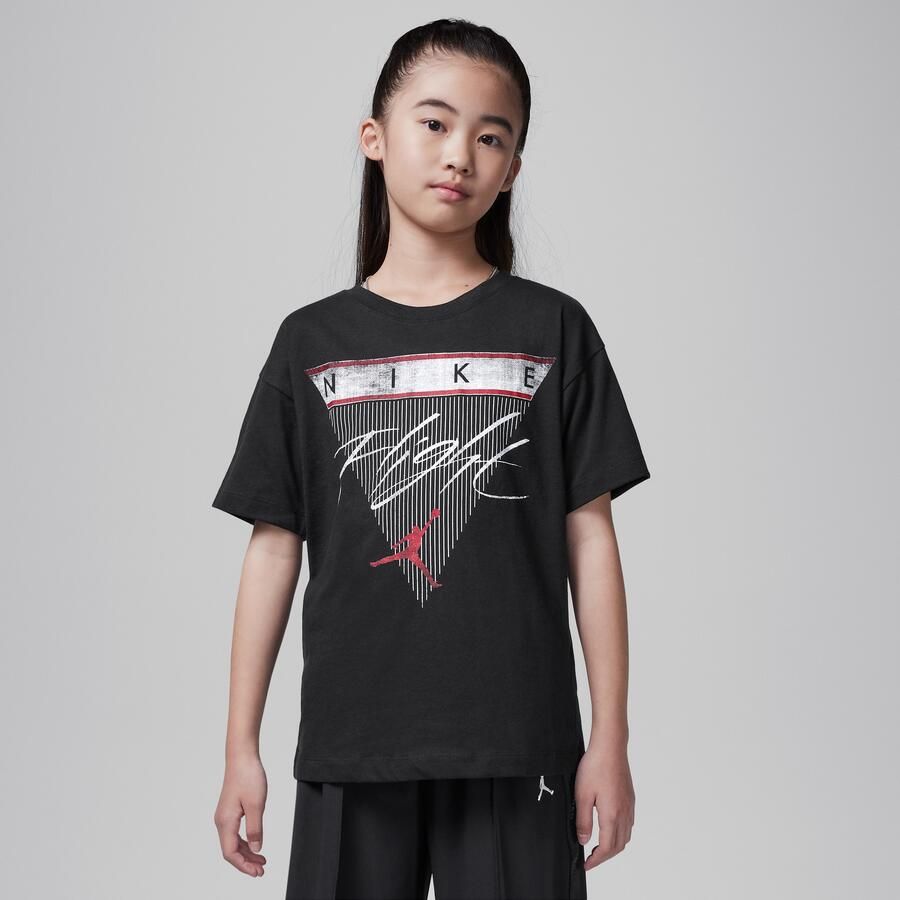 Jordan Flight Jumpman T-shirt voor kids Zwart - Foto 4