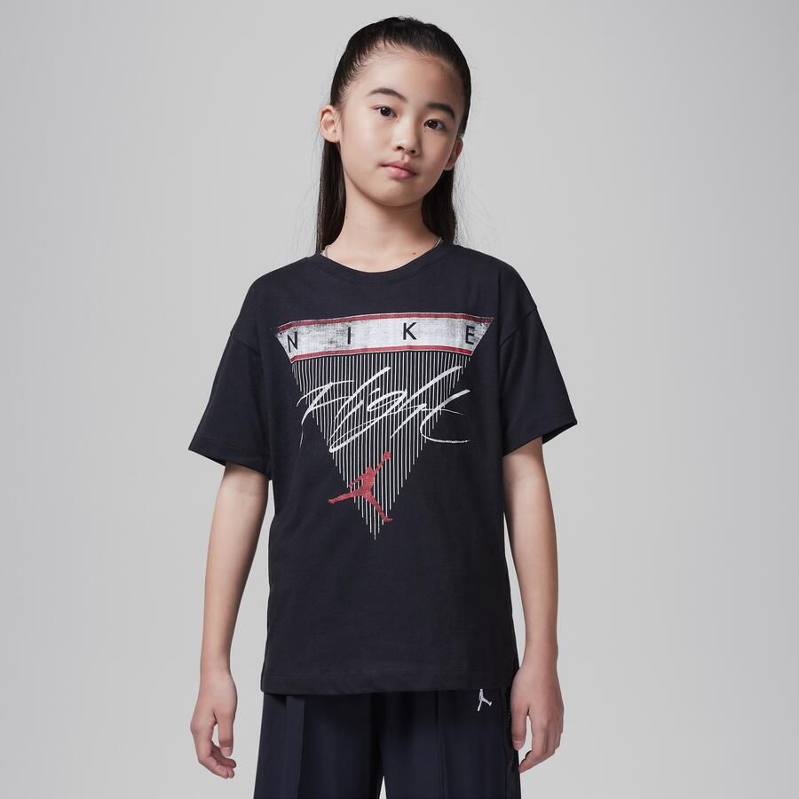 Jordan Flight Jumpman T-shirt voor kids Zwart - Foto 4