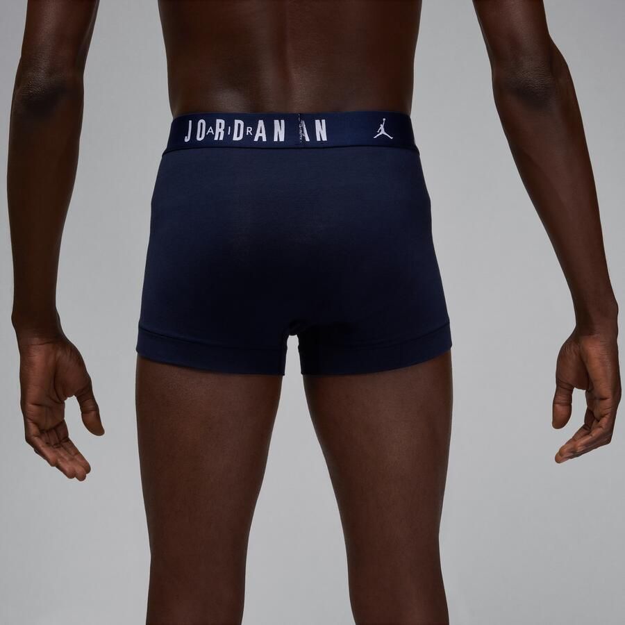 Jordan Flight katoenen boxershorts voor heren (3 stuks) Blauw - Foto 2