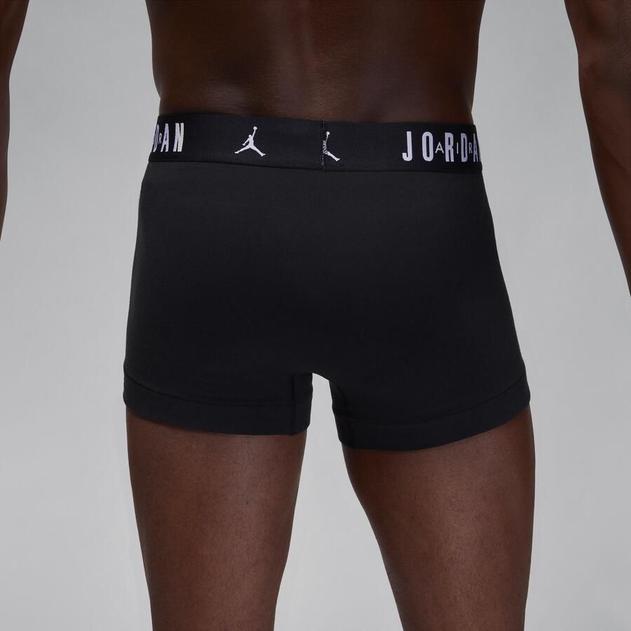 Jordan Flight katoenen boxershorts voor heren (3 stuks) Zwart - Foto 2