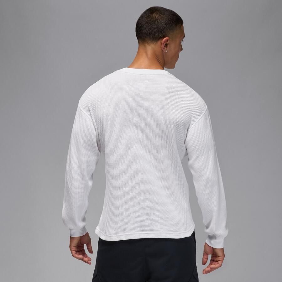 Jordan Flight Mountainside wafelshirt met lange mouwen voor heren Wit