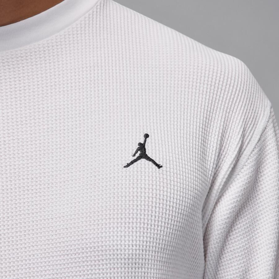Jordan Flight Mountainside wafelshirt met lange mouwen voor heren Wit - Foto 3